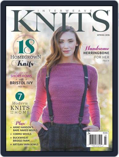 Interweave Knits February 5th, 2016 Digital Back Issue Cover
