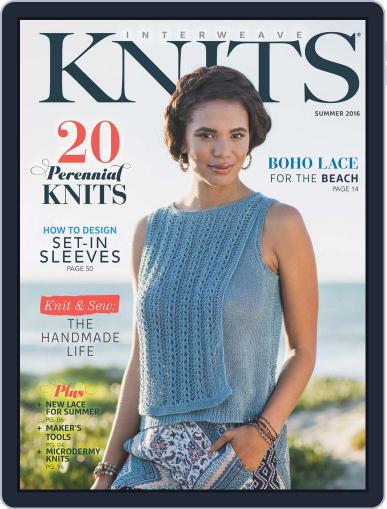 Interweave Knits May 17th, 2016 Digital Back Issue Cover