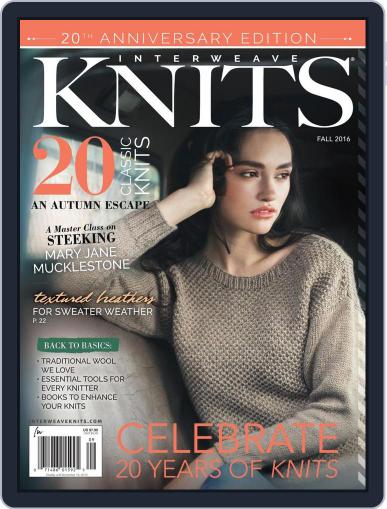Interweave Knits August 16th, 2016 Digital Back Issue Cover
