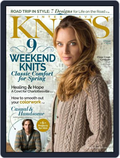 Interweave Knits February 8th, 2018 Digital Back Issue Cover