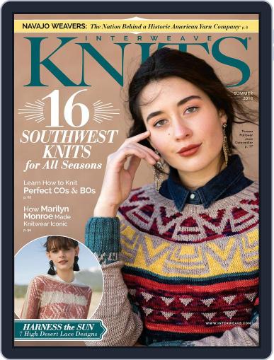 Interweave Knits May 10th, 2018 Digital Back Issue Cover