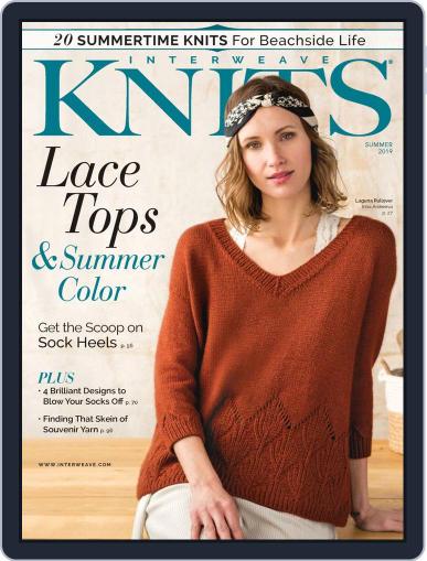 Interweave Knits April 18th, 2019 Digital Back Issue Cover