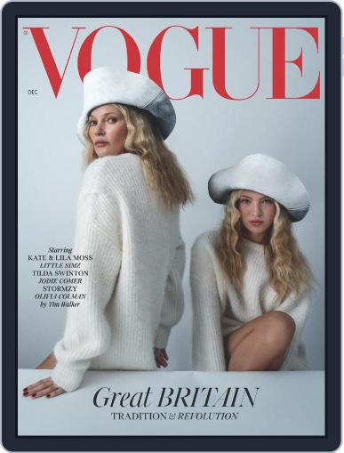British Vogue December 1st, 2023 Digital Back Issue Cover