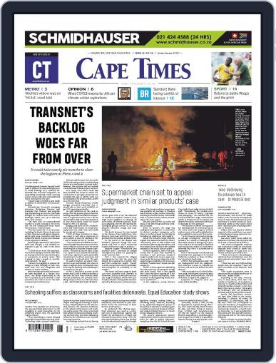 Cape Times November 21st, 2023 Digital Back Issue Cover