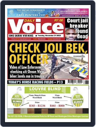 Daily Voice November 21st, 2023 Digital Back Issue Cover