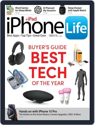 Iphone Life November 13th, 2023 Digital Back Issue Cover