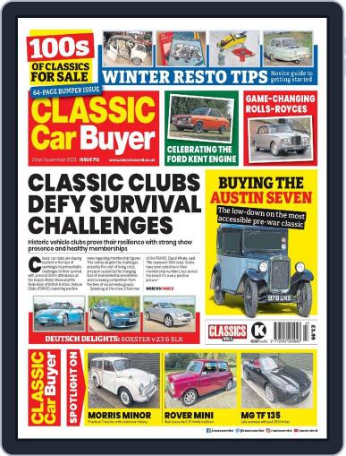 Classic Car Buyer November 22nd, 2023 Digital Back Issue Cover