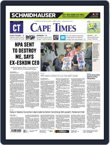Cape Times November 22nd, 2023 Digital Back Issue Cover