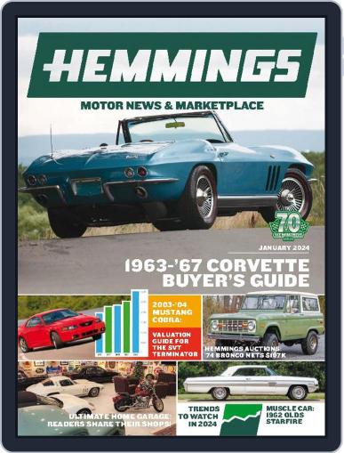 Hemmings Motor News January 1st, 2024 Digital Back Issue Cover