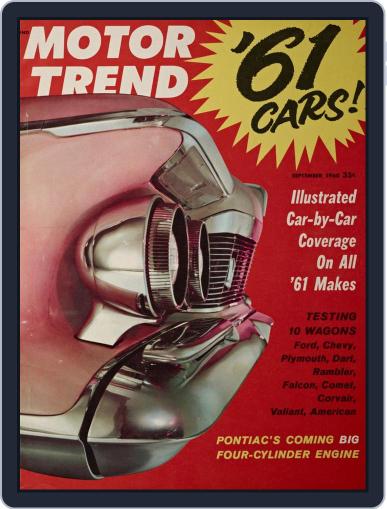 MotorTrend September 1st, 1960 Digital Back Issue Cover