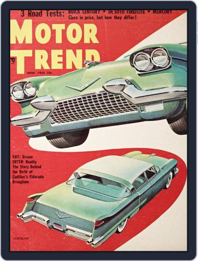 MotorTrend April 1st, 1955 Digital Back Issue Cover