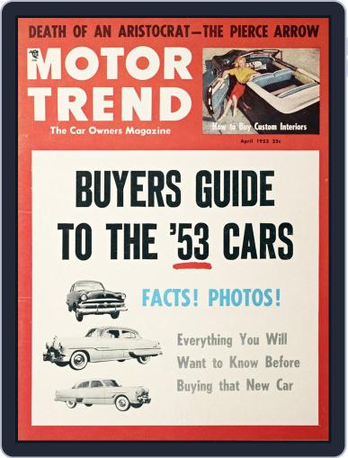 MotorTrend April 1st, 1953 Digital Back Issue Cover