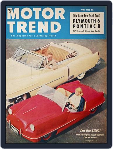 MotorTrend April 1st, 1952 Digital Back Issue Cover
