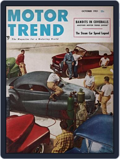MotorTrend October 1st, 1951 Digital Back Issue Cover
