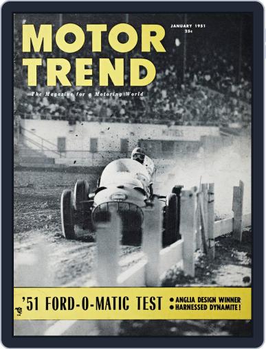 MotorTrend January 1st, 1951 Digital Back Issue Cover