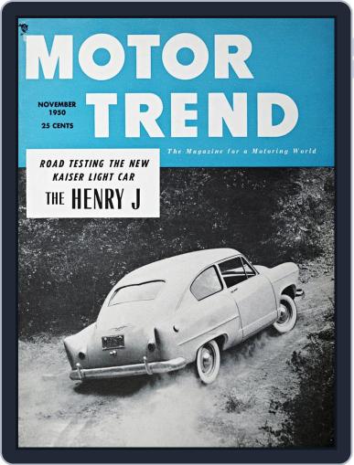 MotorTrend November 1st, 1950 Digital Back Issue Cover