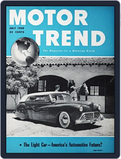 MotorTrend July 1st, 1950 Digital Back Issue Cover