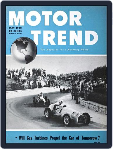MotorTrend May 1st, 1950 Digital Back Issue Cover