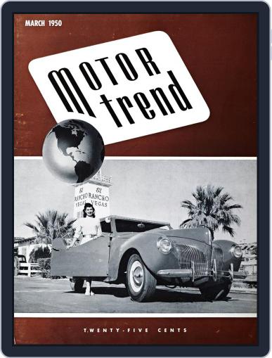 MotorTrend March 1st, 1950 Digital Back Issue Cover