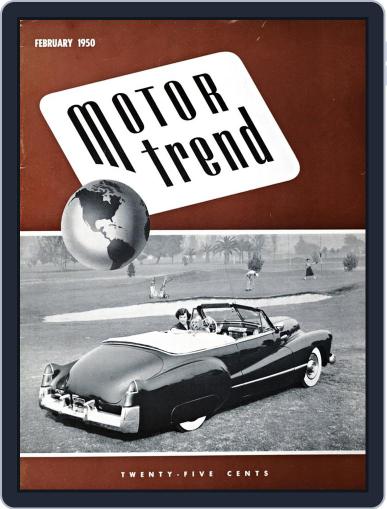 MotorTrend February 1st, 1950 Digital Back Issue Cover