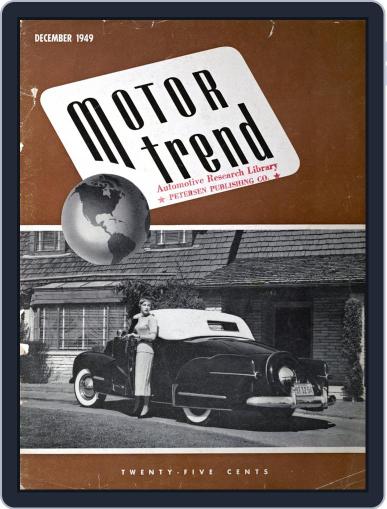 MotorTrend December 1st, 1949 Digital Back Issue Cover