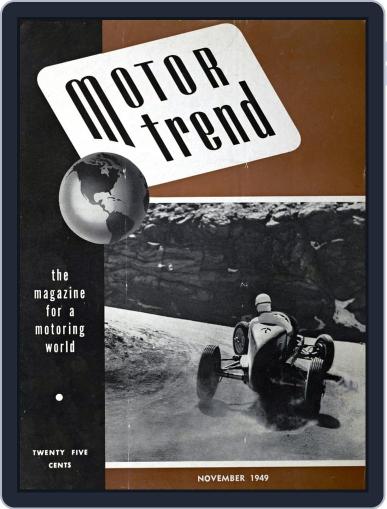 MotorTrend November 1st, 1949 Digital Back Issue Cover