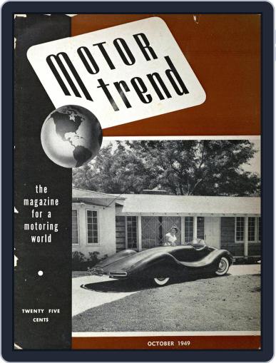 MotorTrend October 1st, 1949 Digital Back Issue Cover