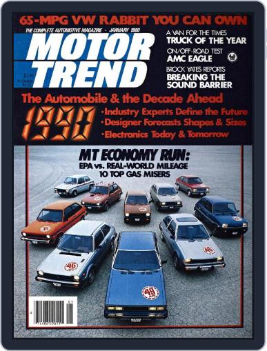 MotorTrend January 1st, 1980 Digital Back Issue Cover