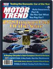 MotorTrend (Digital) Subscription                    January 1st, 1978 Issue