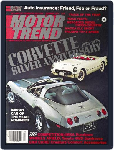 MotorTrend December 1st, 1977 Digital Back Issue Cover