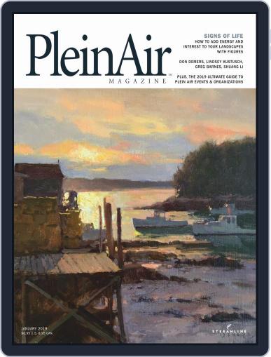 Pleinair January 1st, 2019 Digital Back Issue Cover