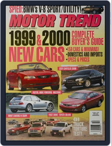 MotorTrend October 1st, 1998 Digital Back Issue Cover