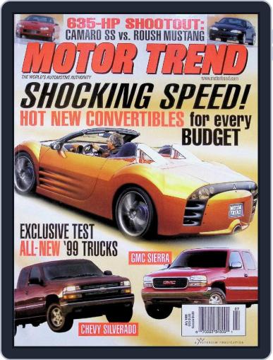MotorTrend July 1st, 1998 Digital Back Issue Cover