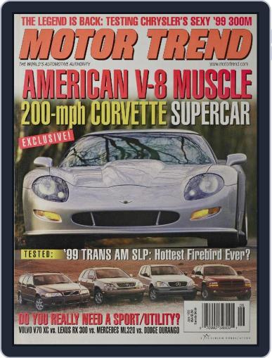 MotorTrend June 1st, 1998 Digital Back Issue Cover