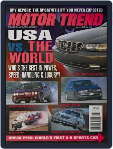 MotorTrend March 1st, 1998 Digital Back Issue Cover