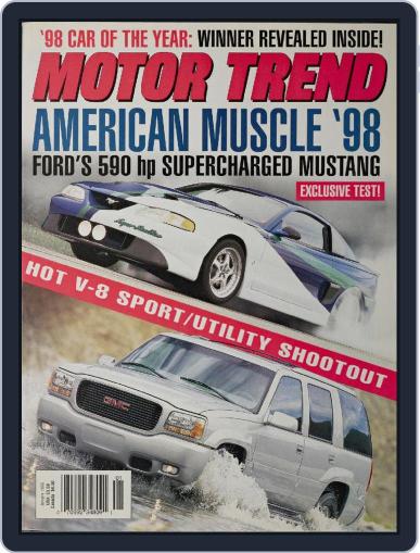 MotorTrend January 1st, 1998 Digital Back Issue Cover