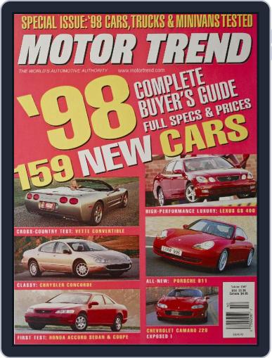 MotorTrend October 1st, 1997 Digital Back Issue Cover
