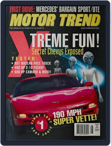 MotorTrend August 1st, 1997 Digital Back Issue Cover