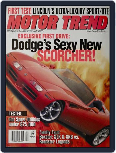 MotorTrend July 1st, 1997 Digital Back Issue Cover