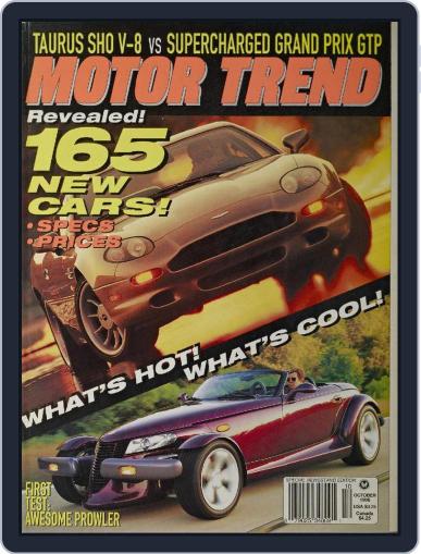 MotorTrend October 1st, 1996 Digital Back Issue Cover