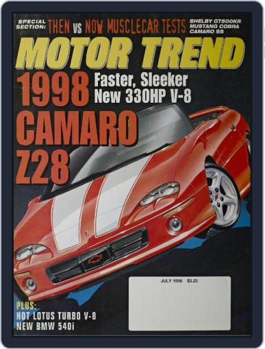 MotorTrend July 1st, 1996 Digital Back Issue Cover