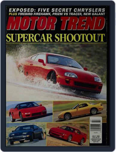 MotorTrend July 1st, 1993 Digital Back Issue Cover
