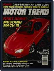 MotorTrend (Digital) Subscription                    April 1st, 1993 Issue