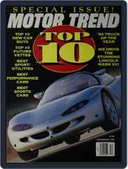 MotorTrend (Digital) Subscription                    December 1st, 1992 Issue