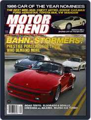 MotorTrend (Digital) Subscription                    January 1st, 1986 Issue