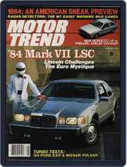 MotorTrend (Digital) Subscription                    August 1st, 1983 Issue
