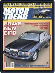 MotorTrend (Digital) Subscription                    October 1st, 1982 Issue