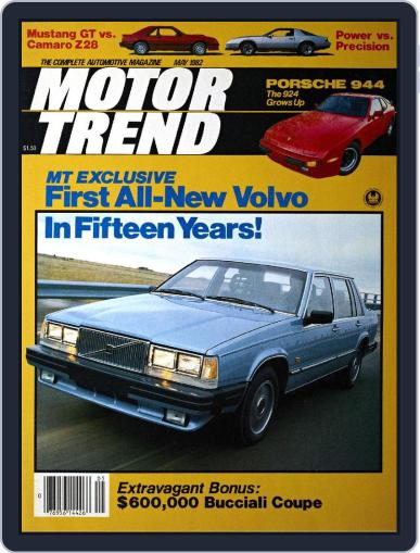 MotorTrend May 1st, 1982 Digital Back Issue Cover