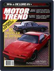 MotorTrend (Digital) Subscription                    January 1st, 1982 Issue