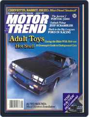 MotorTrend (Digital) Subscription                    August 1st, 1981 Issue